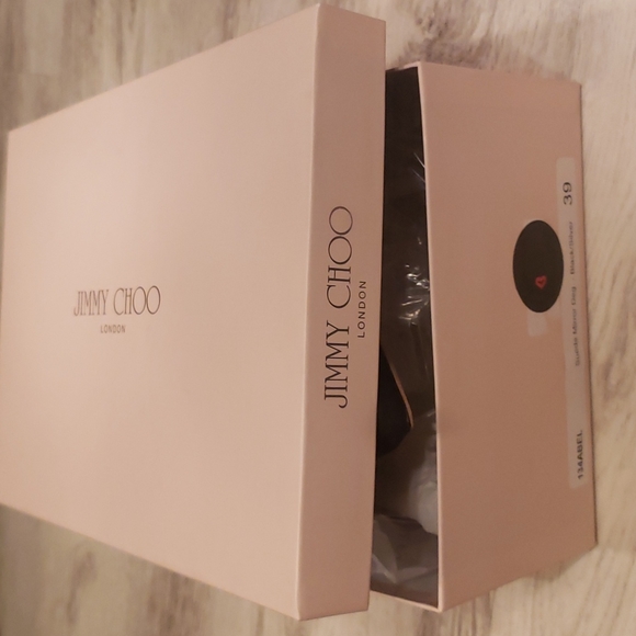 Jimmy choo size 39 color sliver and black suede and leather - Picture 6 of 7